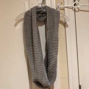 Aeropostale gray sparkly infinity scarf